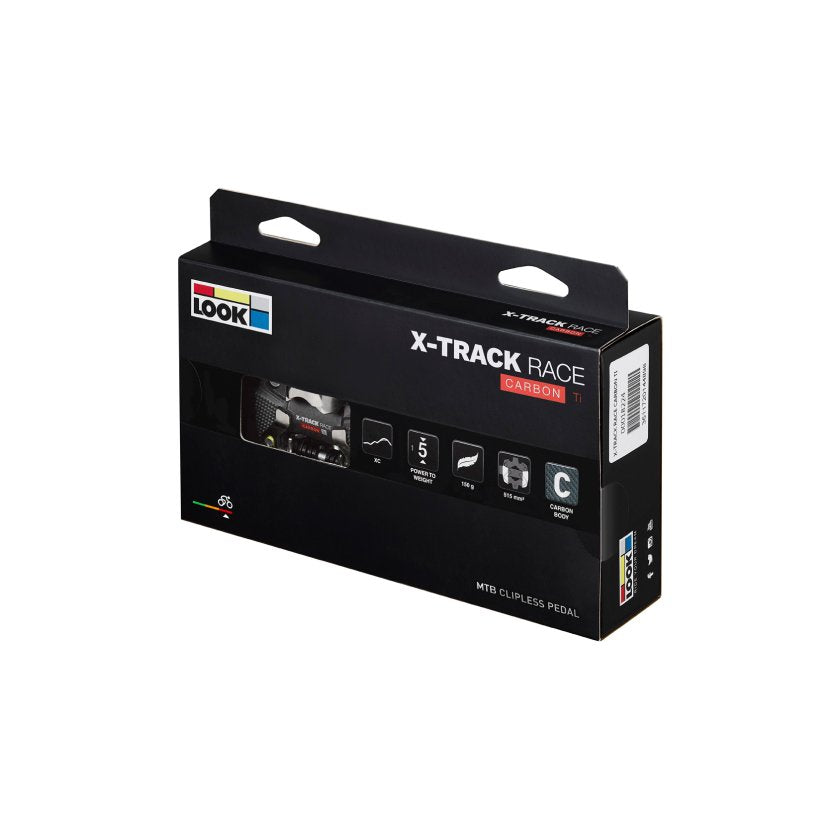 Pedales Look X-Track Race Carbon Ti negro – vista lateral