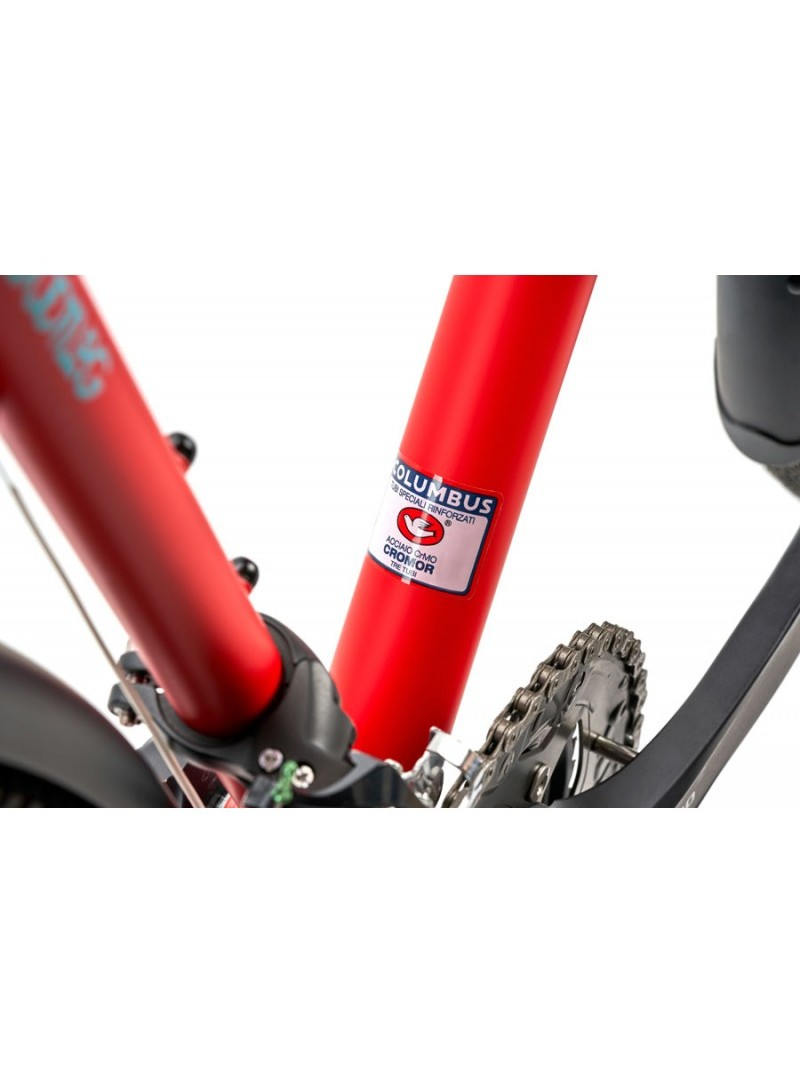 Bicicleta gravel Cinelli Hobootleg Deore Mix red right – detalle