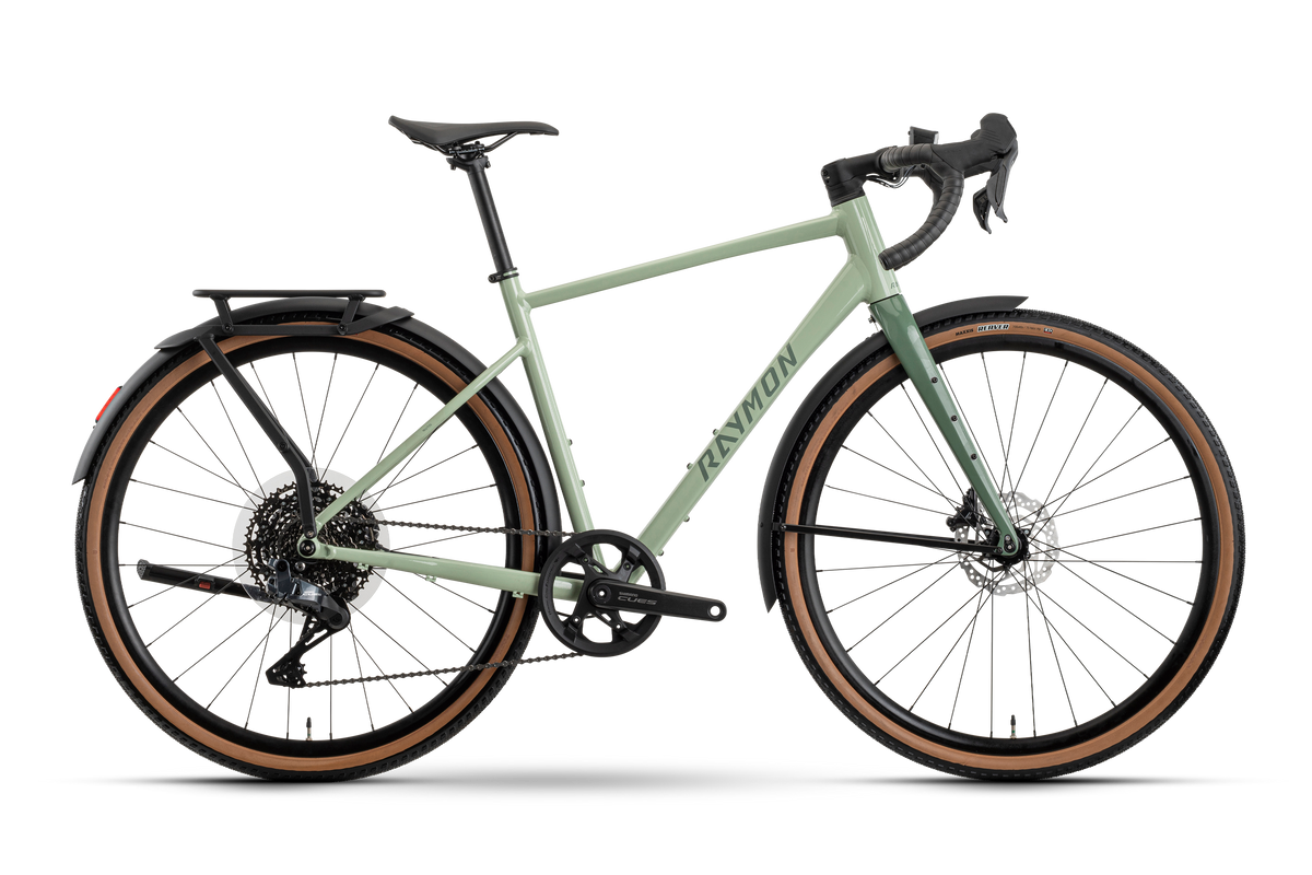 Bicicleta gravel Raymon Territ Auto Street 2026 salviagreen/sagegreen