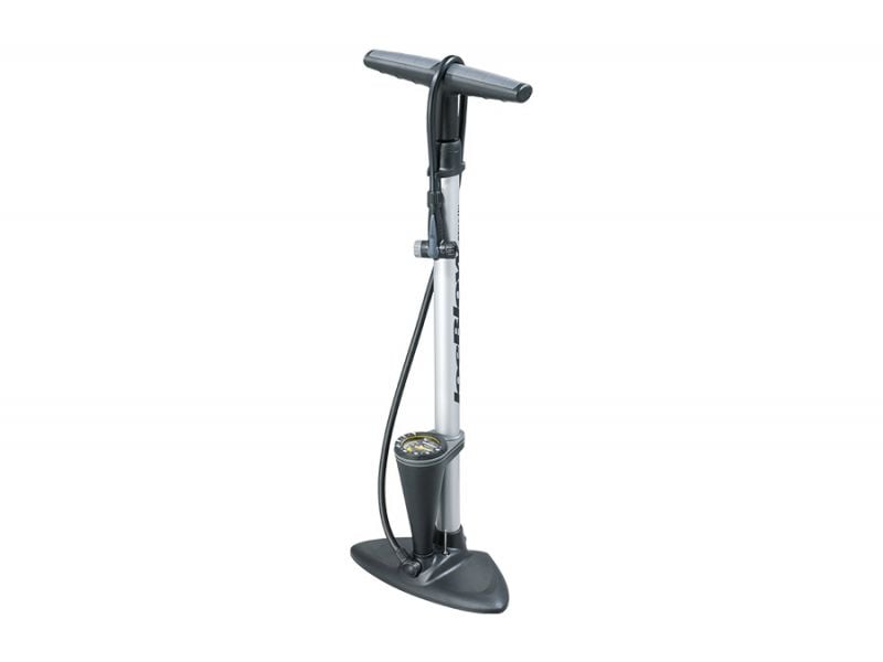 Bomba de suelo Topeak JoeBlow Max HP plateado – vista principal (plata)