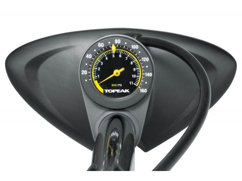Bomba de suelo Topeak JoeBlow Max HP plateado – vista de detalle (plata)