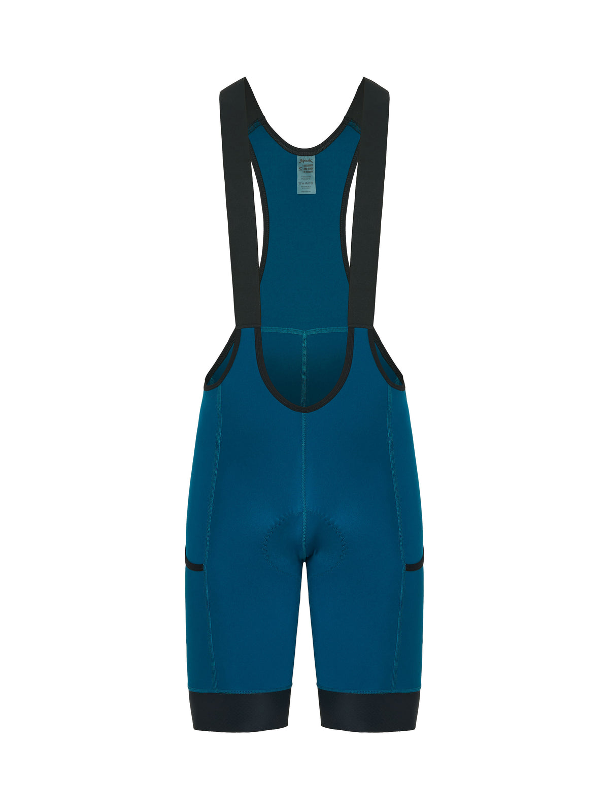 Culotte Spiuk Gravel Cargo con tirantes petróleo – vista frontal