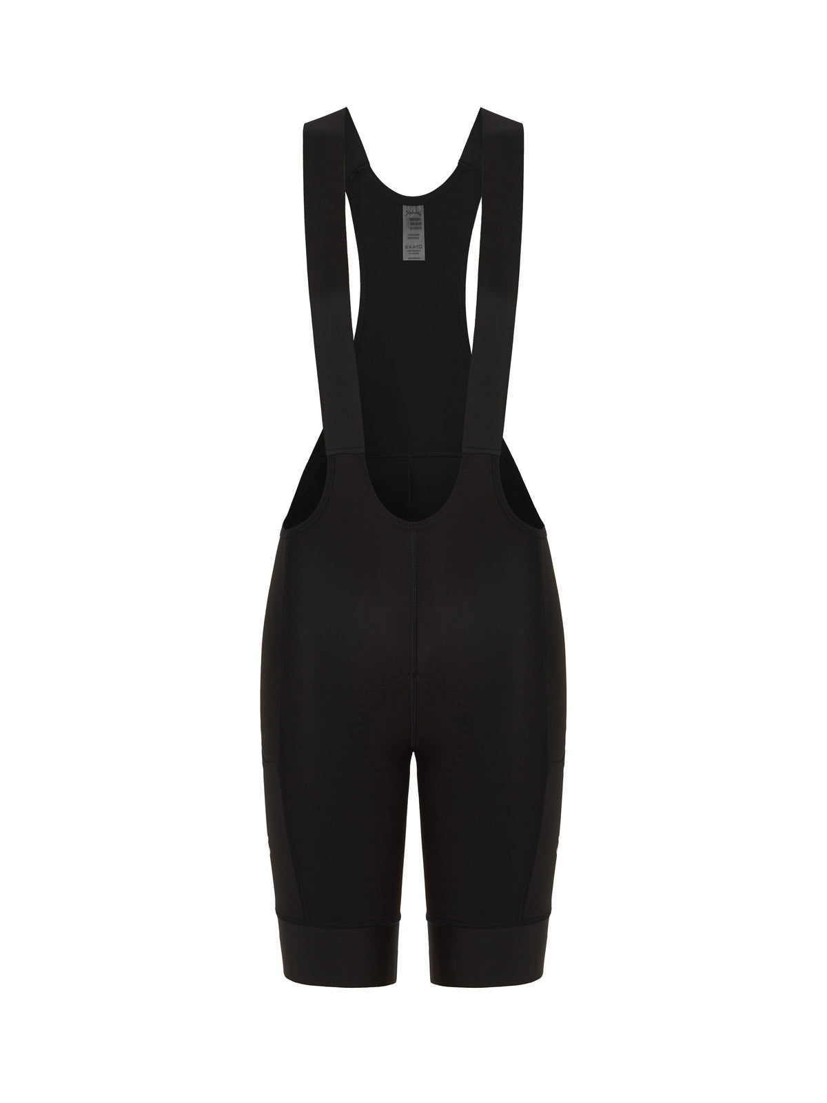 Culotte Spiuk Gravel Cargo Mujer con tirantes negro – vista frontal