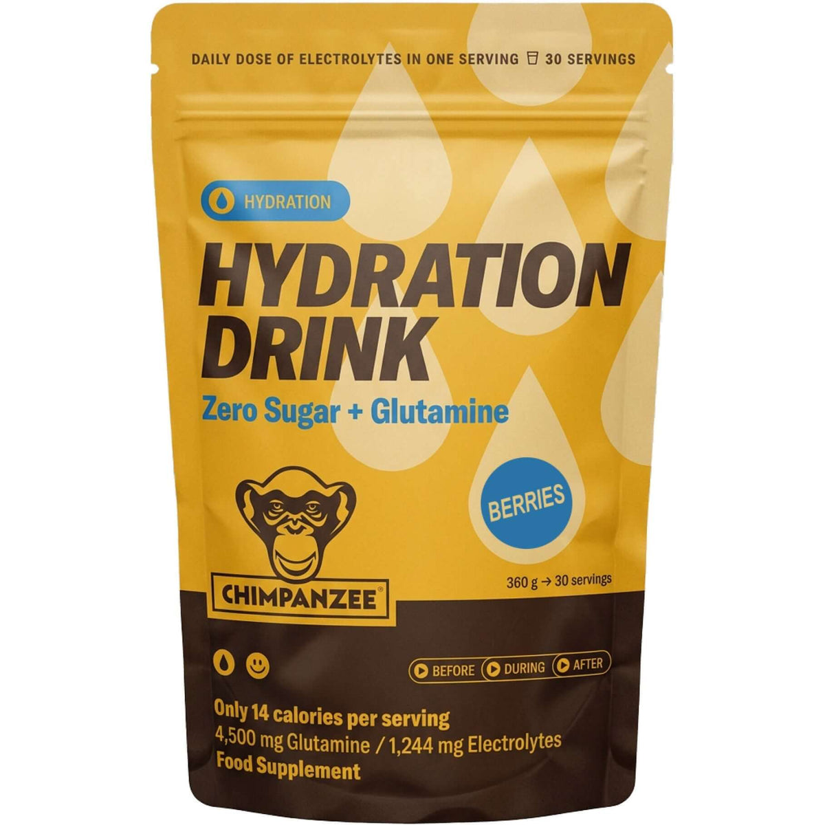 Chimpanzee Hydration Drink Frutos Rojos 360g