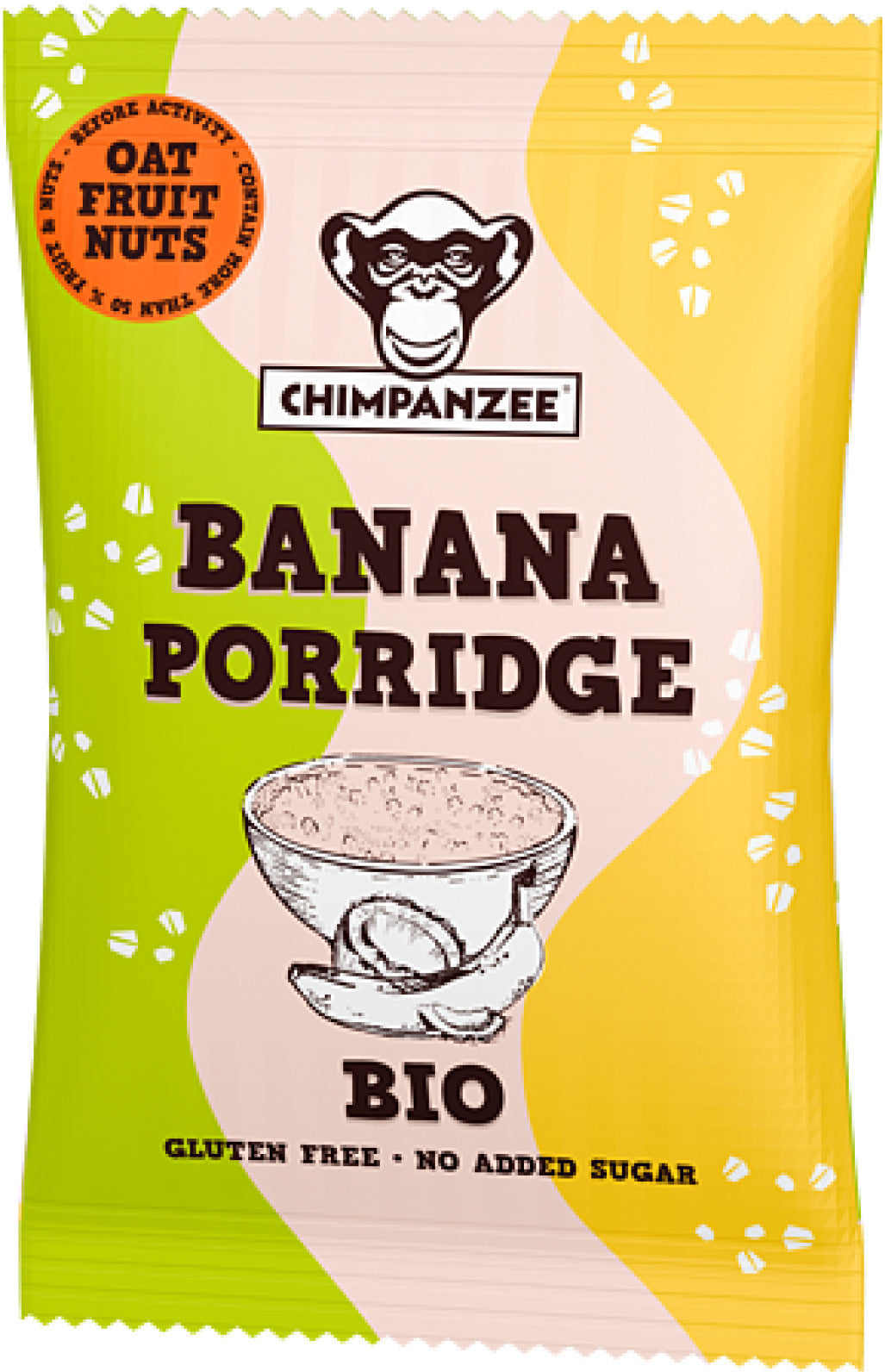 Chimpanzee Porridge Plátano 65g (pack de 15)