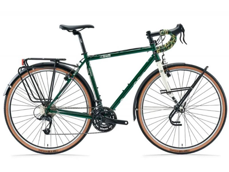 Bicicleta gravel Cinelli Hobootleg Microshift forever green – vista principal