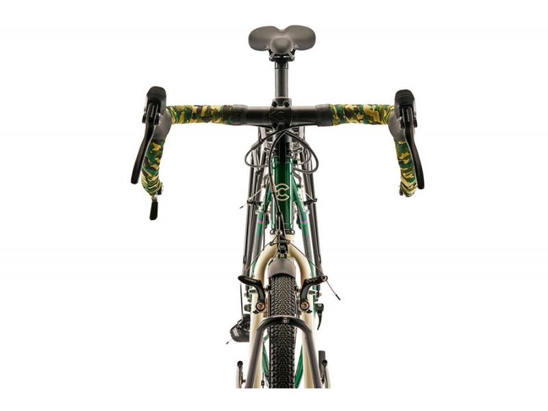 Bicicleta gravel Cinelli Hobootleg Microshift forever green – detalle