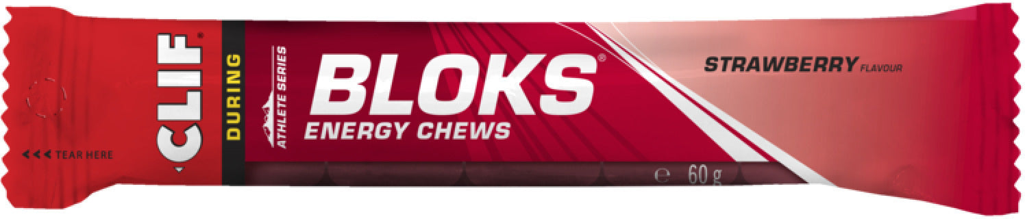 Clif Shot Bloks Fresa 60g (pack de 18)