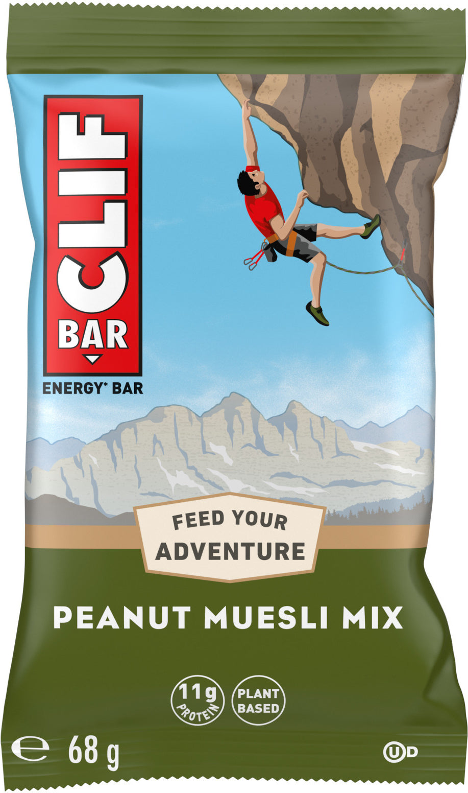 Clif Bar Muesli de Cacahuete 68g (pack de 12)