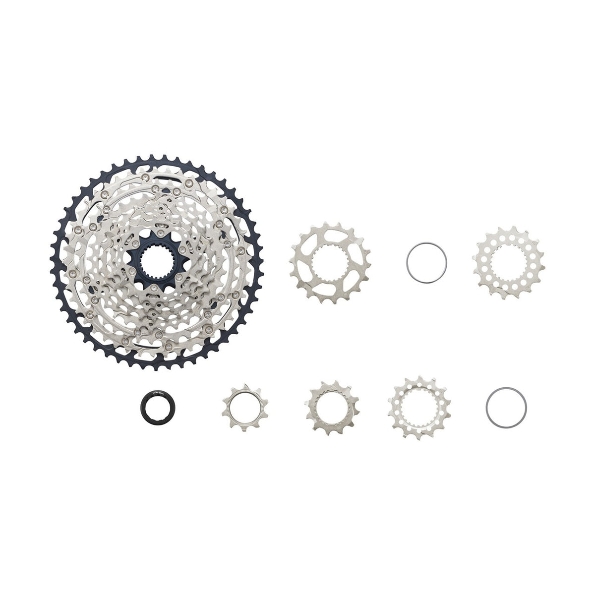Cassette Shimano SLX CS-M7100-12 vista lateral