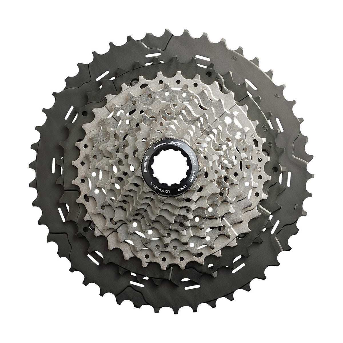 Cassette Shimano XT CS-M8000 vista lateral