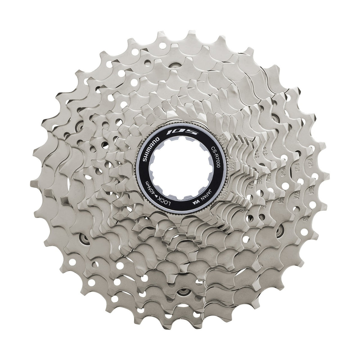 Cassette Shimano 105 CS-R7000 vista lateral