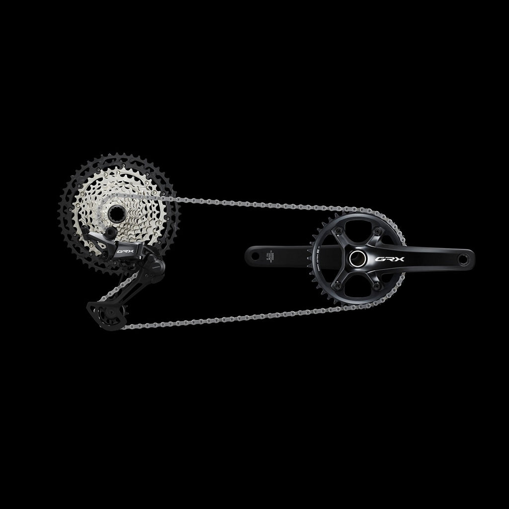 Bielas Shimano GRX FC-RX820-1 detalle del plato