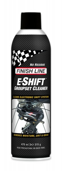 Limpiador Finish Line E-Shift para grupos electrónicos – envase