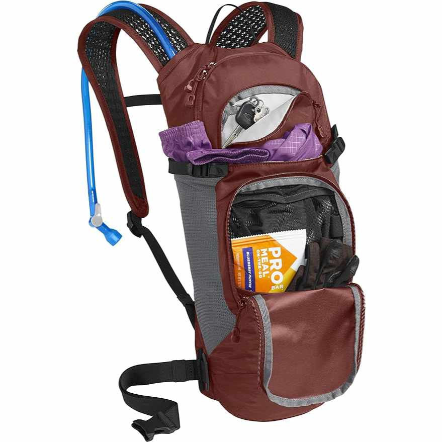 Mochila de hidratación CamelBak Lobo 9 rojo – vista lateral