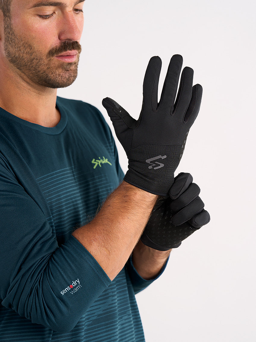 Guantes Spiuk All Terrain Winter membrana negro – palma
