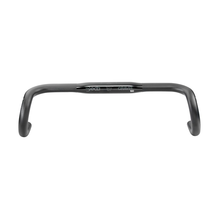 Manillar gravel Deda Elementi Gravel100 negro – vista principal