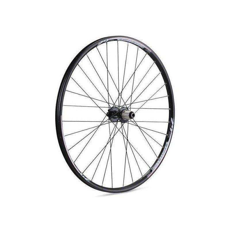 Rueda trasera Gurpil Neu 29" eje 12x142 disco 6 tornillos negro – vista lateral