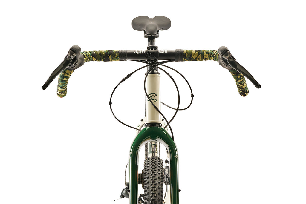 Bicicleta gravel Cinelli Hobootleg Geo GRX 2x10 forever white – detalle
