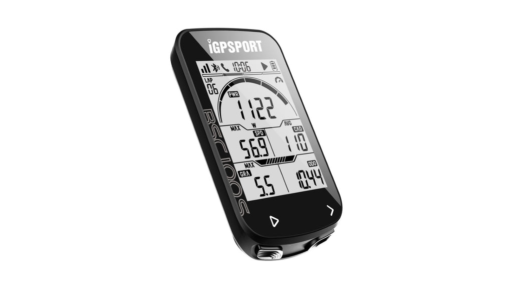 Ciclocomputador GPS iGPSPORT BSC100S negro – vista trasera