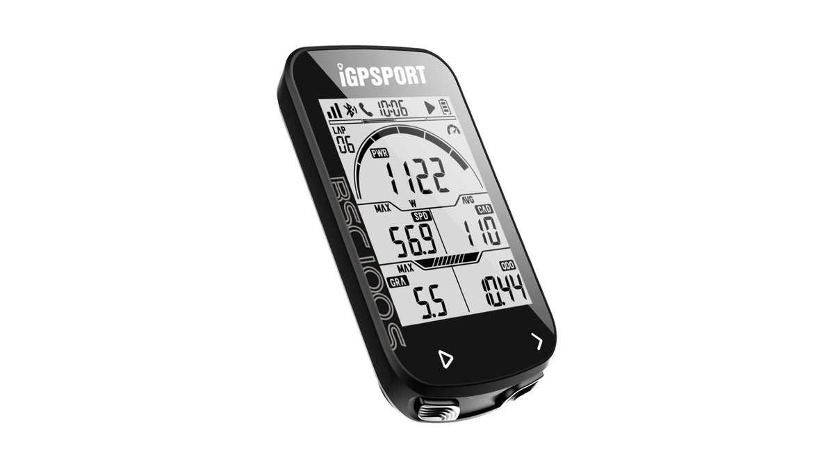 Ciclocomputador GPS iGPSPORT BSC100S negro – vista trasera