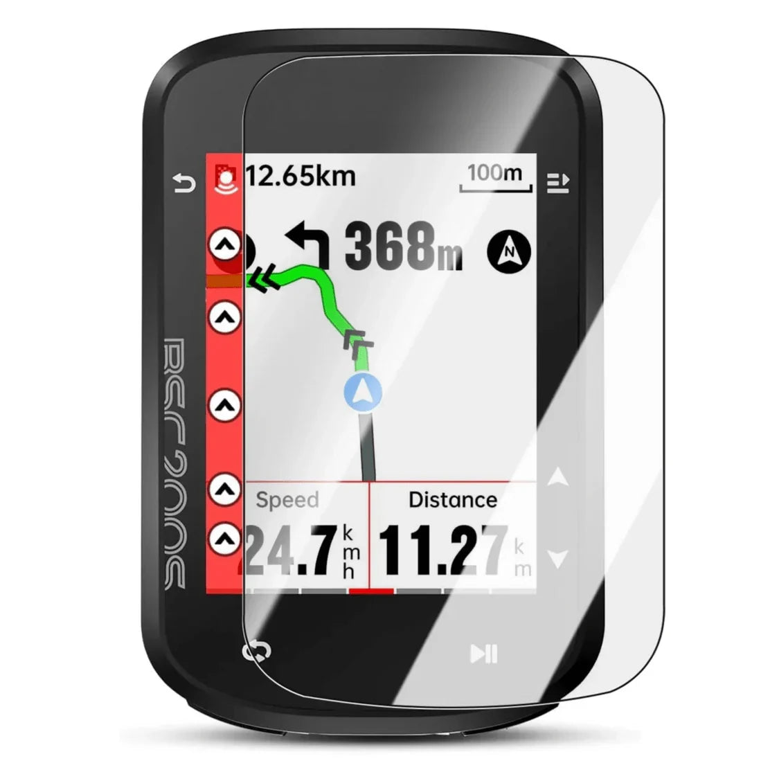 Protector de pantalla iGPSPORT BSC200S/BSC300T – vista general