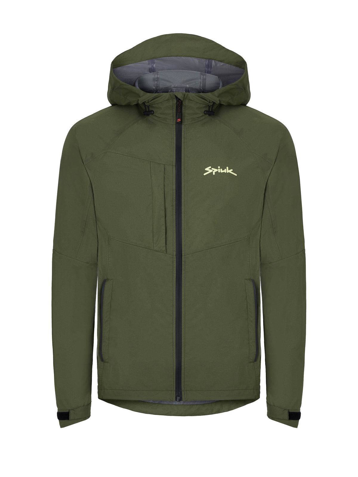 Chaqueta impermeable Spiuk All Terrain verde – delantera