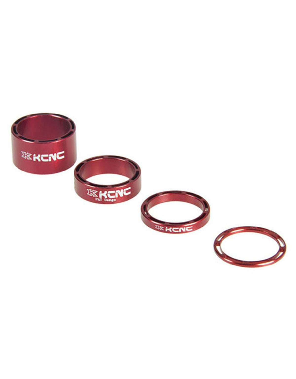 Espaciadores de dirección KCNC Hollow Pack – detalle