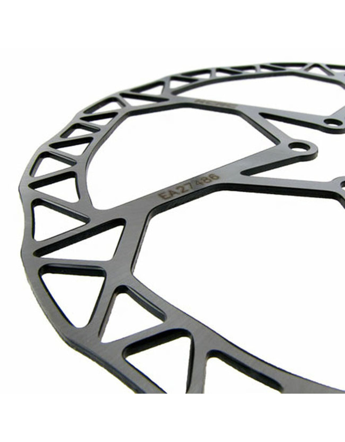 Disco de freno KCNC Razor plateado – vista lateral