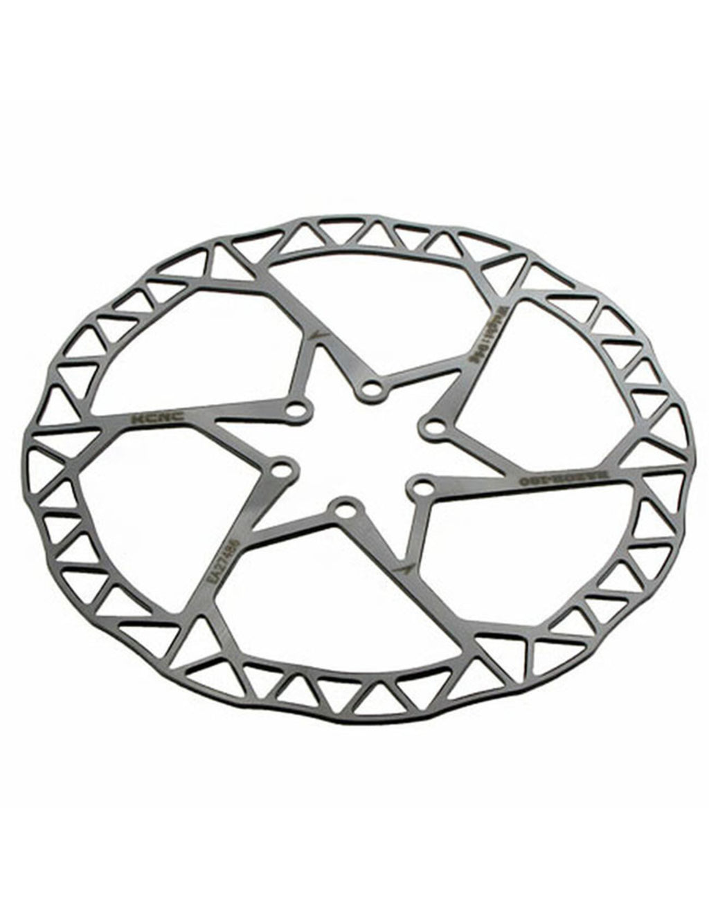 Disco de freno KCNC Razor plateado – vista general