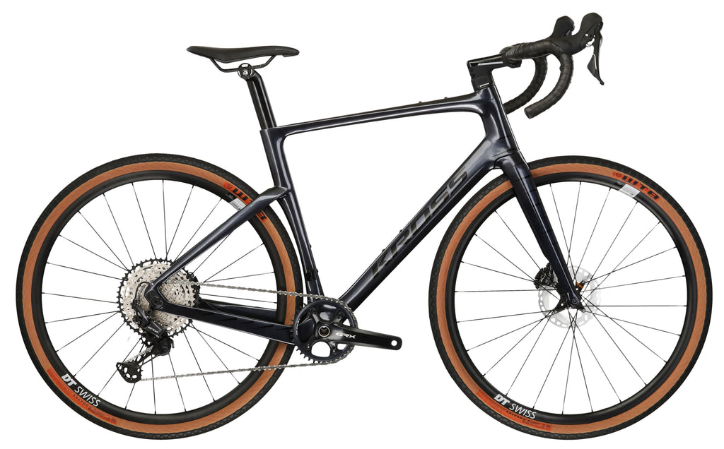 Bicicleta gravel Kross Esker RS 1.0 2024 navy blue black – vista lateral