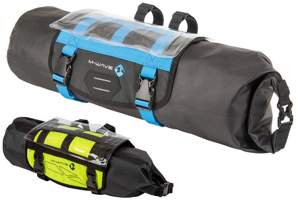 Bolsa de manillar M-Wave Rough Ride Front amarillo – vista general