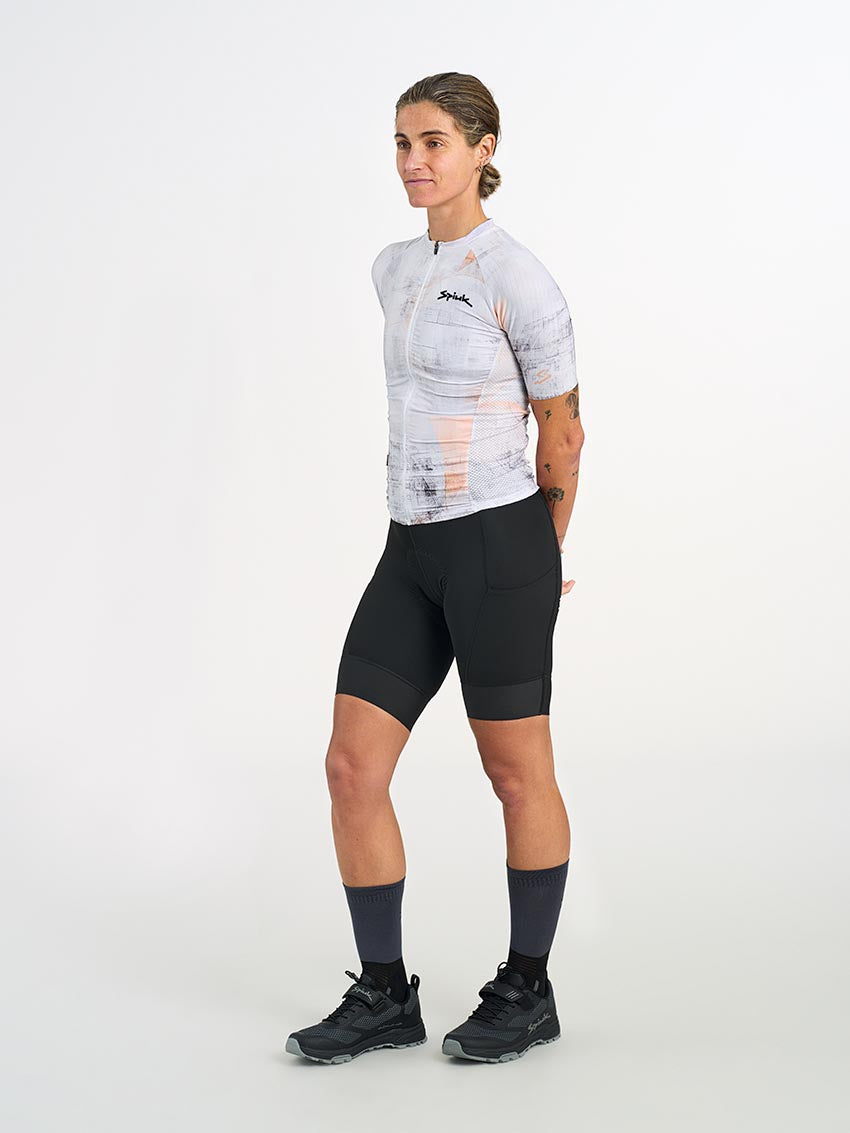 Maillot Spiuk Gravel Summum Mujer gris – vista trasera o de detalle