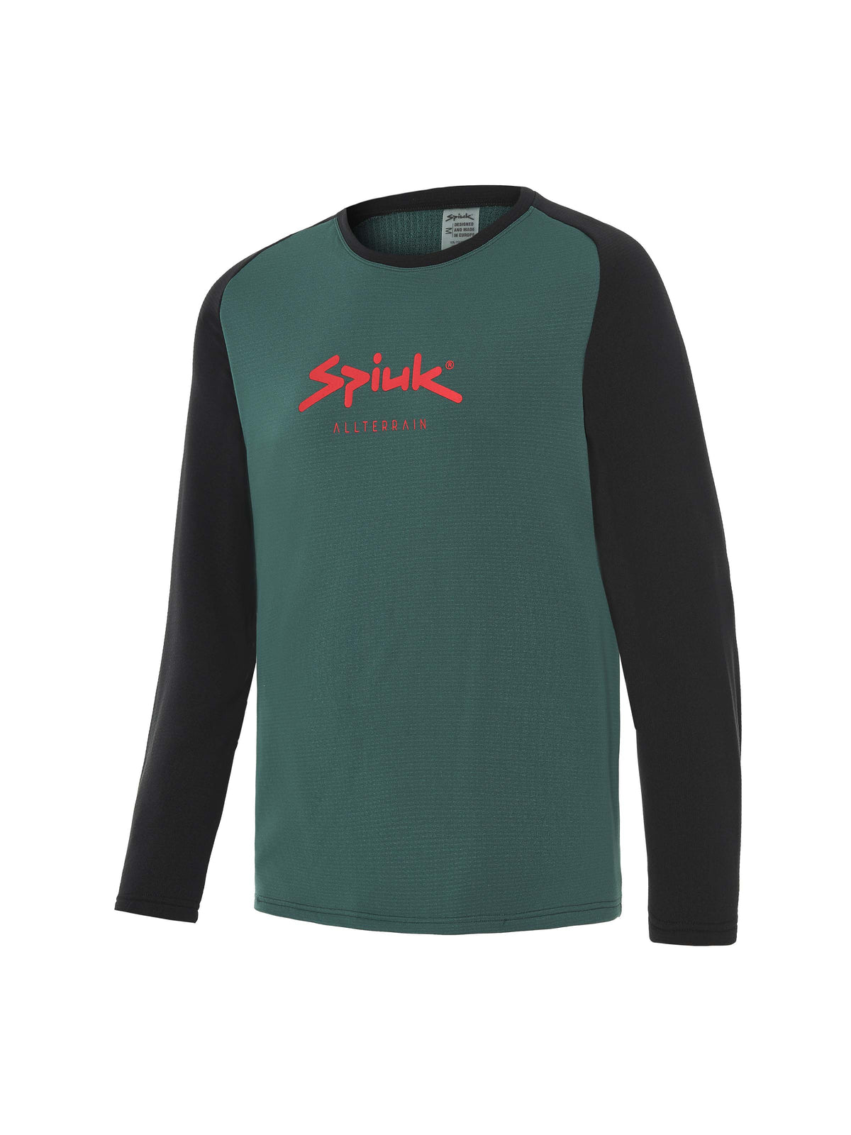 Camiseta Spiuk All Terrain Invierno manga larga verde – delantera