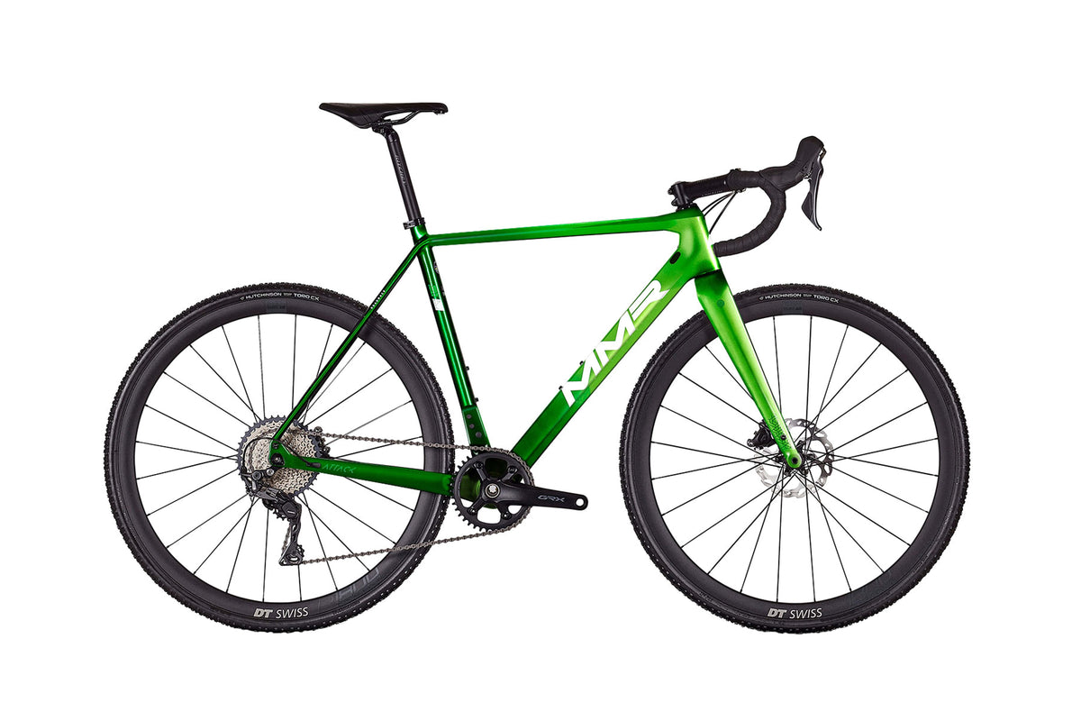Bicicleta ciclocross MMR Attack 00 2024 chrome green replica – vista lateral