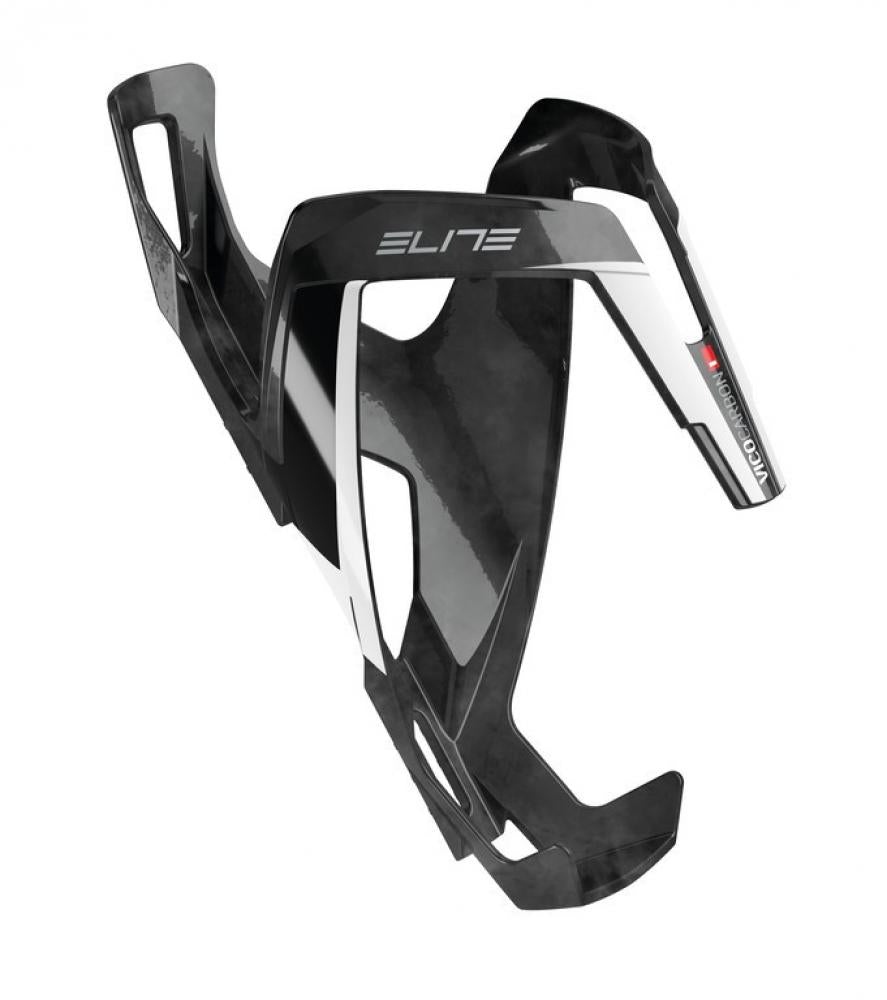 Portabidón Elite Vico Carbon negro brillo – vista frontal