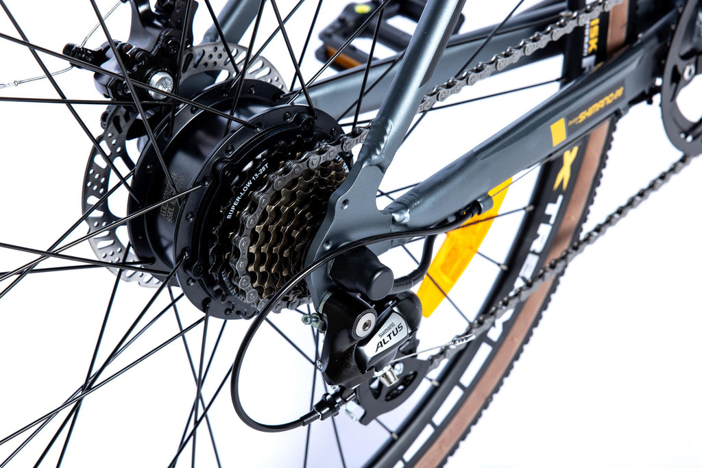 Bicicleta eléctrica gravel Moma Bikes E-Gravel 28 Pro – detalle