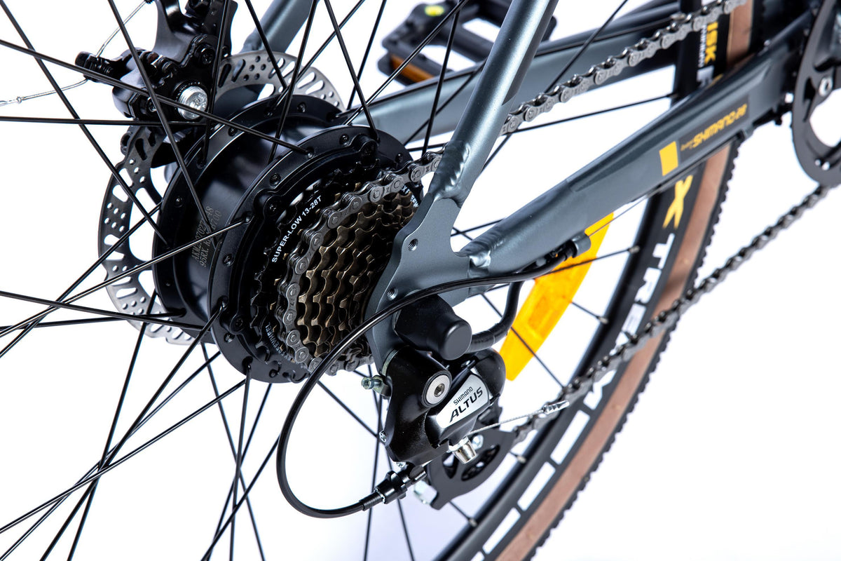 Bicicleta eléctrica gravel Moma Bikes E-Gravel 28 Pro – detalle
