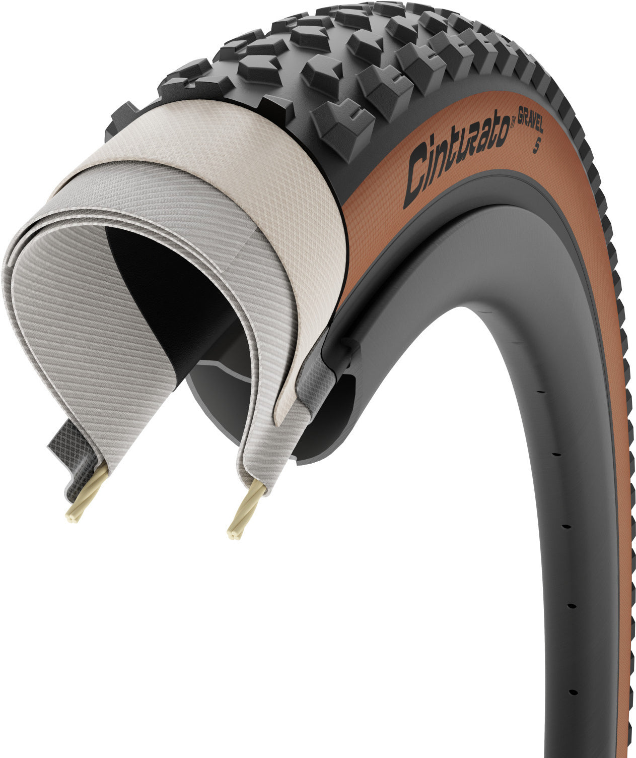 Pirelli Cinturato GRAVEL S - Classic tan-wall