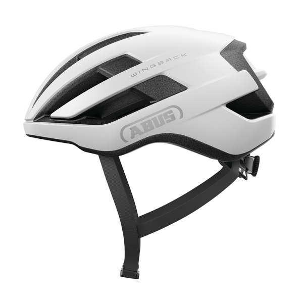 Casco ABUS WingBack blanco – vista lateral