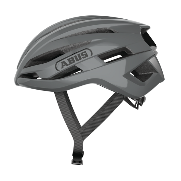 Casco ABUS StormChaser ACE gris – vista lateral