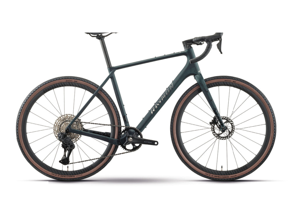 Bicicleta gravel Raymon Soreno Ultra 2027 ud jadegreen – vista lateral