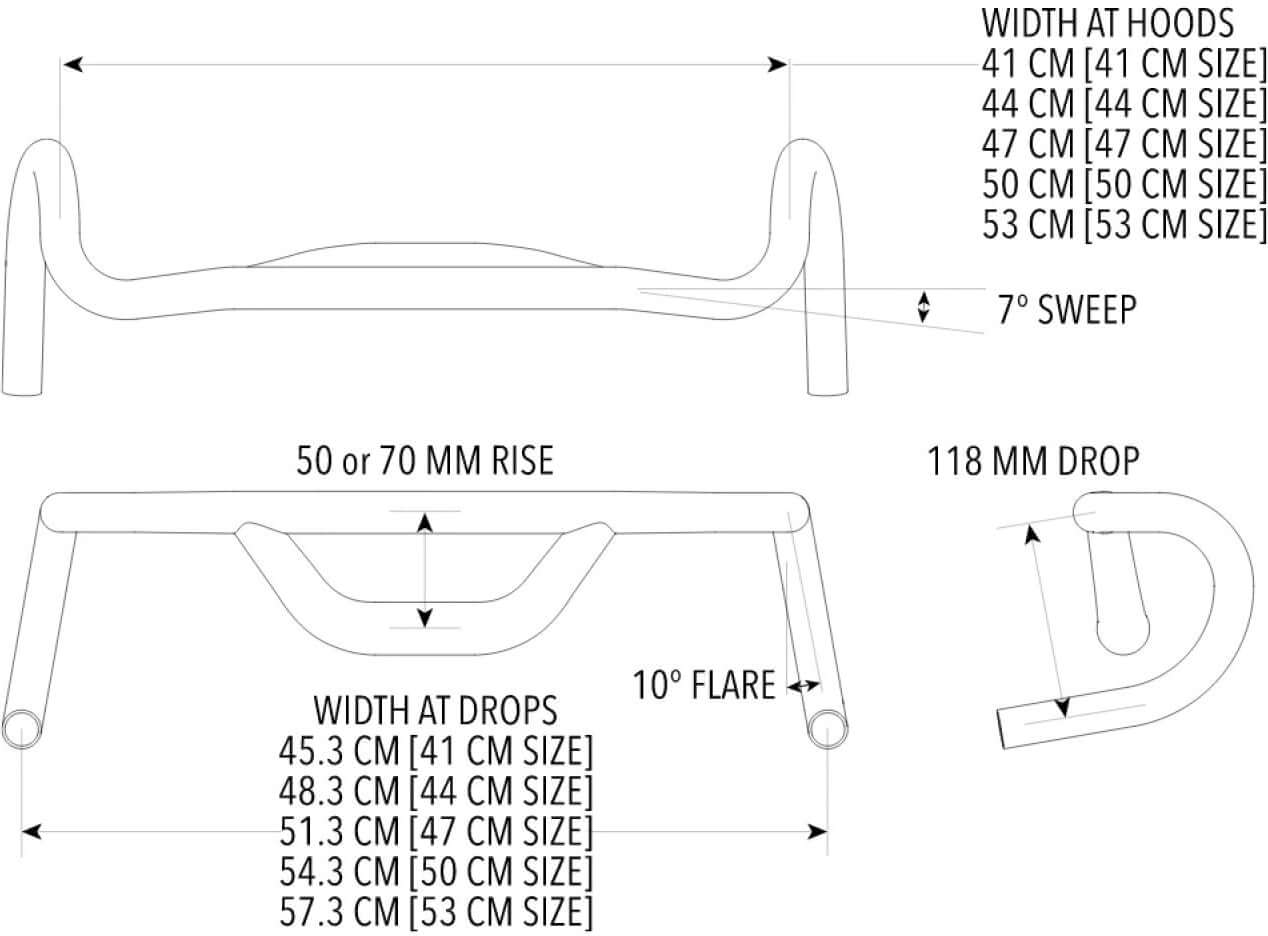 Redshift Manillar Top Shelf 41cm 70mm 10°