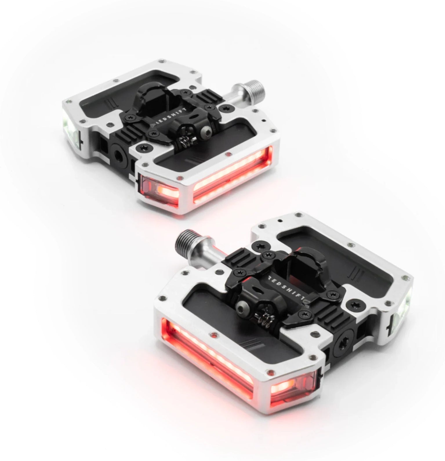 Redshift Pedales Arclight PRO SPD con Módulos de Luz plata