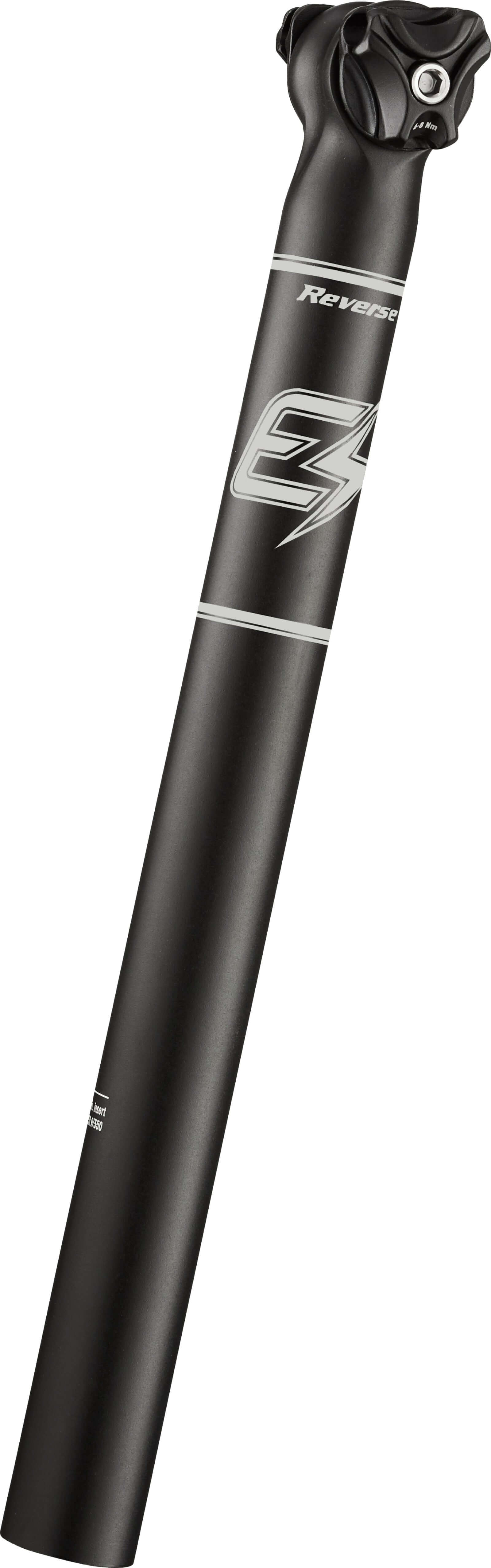 Tija E-Force Ø31,6mm 350mm — Negro/Gris