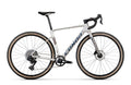 Bicicleta gravel Conor Selva GRX610 2x12 blanco-gris – vista lateral