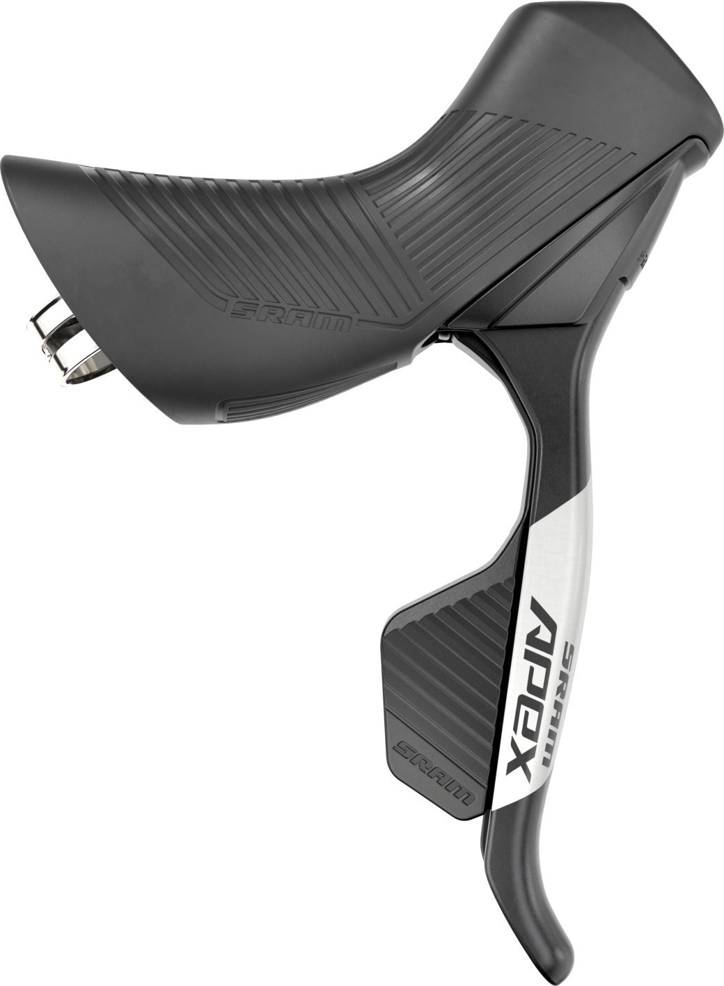 Manetas SRAM Apex AXS con freno hidráulico Flat Mount negro – vista trasera