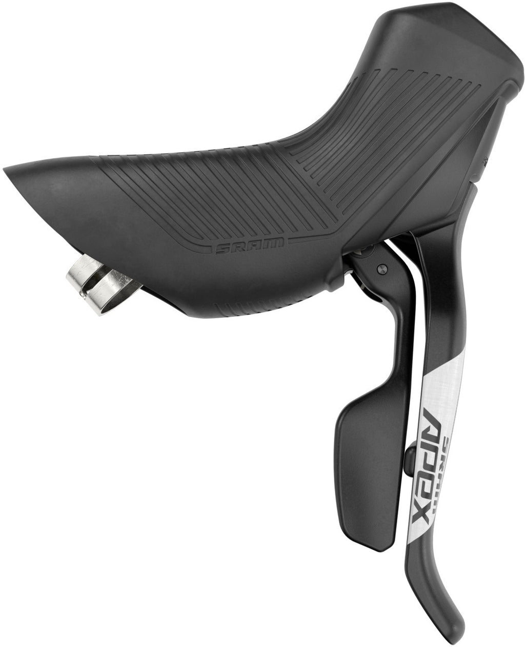 Manetas SRAM Apex 1x12 mecánicas con freno hidráulico Flat Mount negro – vista superior