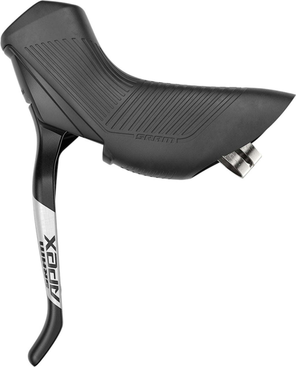 Manetas SRAM Apex 1x12 mecánicas con freno hidráulico Flat Mount negro – vista trasera