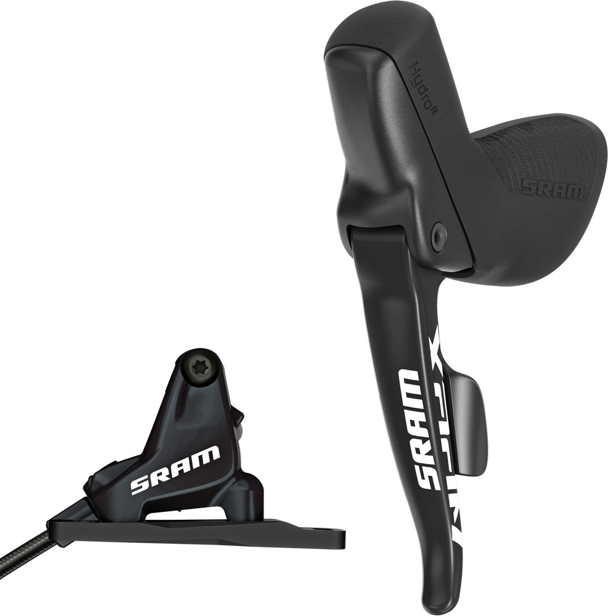 Maneta y freno hidráulico SRAM Apex 1 con mando de tija telescópica negro – vista principal